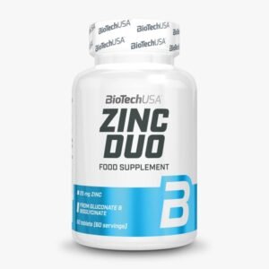 BioTechUSA Zinc Duo – 25 mg High Absorption Zinc from Gluconate & Bisglycinate