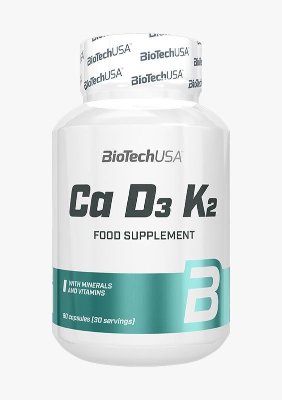 BioTechUSA Ca D3 K2 | Advanced Bone Support with Calcium, Vitamin D3 & K2