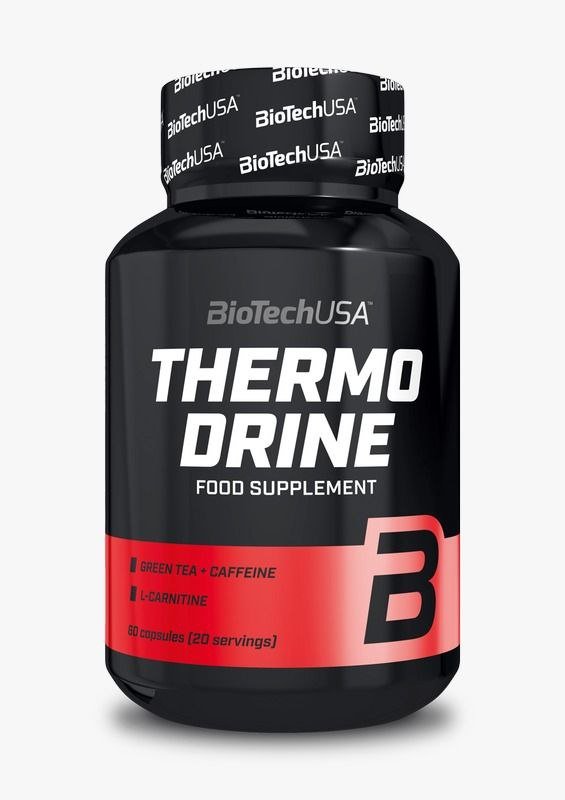 BioTechUSA Thermo Drine – Thermogenic Fat Burner with Green Tea, Caffeine & L-Carnitine – 60 Capsules