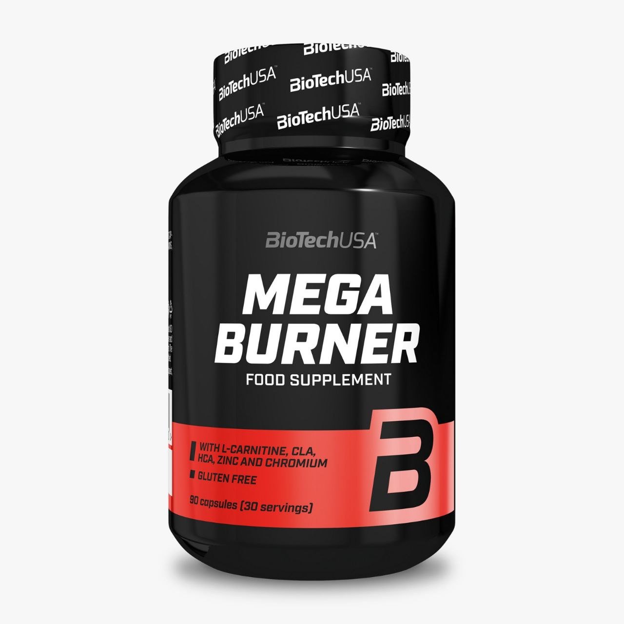 BioTechUSA Mega Burner – Fat Burner Supplement with L-Carnitine, CLA, HCA – 90 Capsules