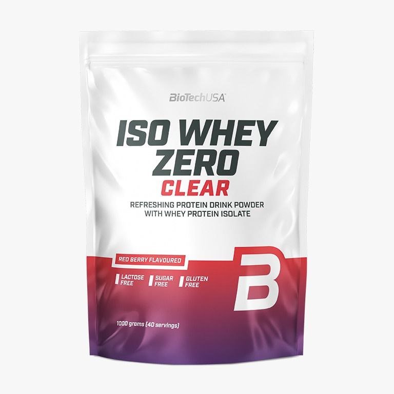 ISO Whey Zero Clear – Refreshing Whey Protein Isolate | Red Berry Flavor – 1000g