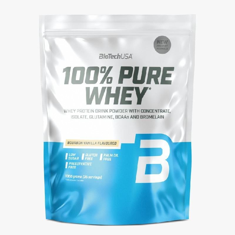 100% Pure Whey Protein by BioTechUSA – High-Quality Whey for Muscle Growth & Recovery